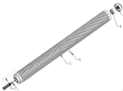 Zadní válcový kartáč